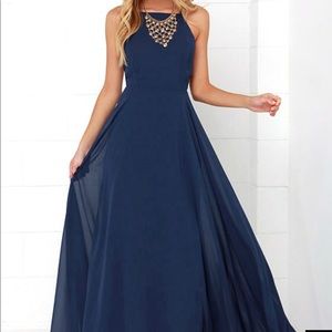 Lulus Mythical Kind of Way Navy Blue